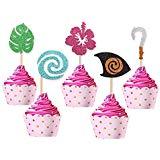 Moana Inspired Cake Toppers（30pcs）， Moana Cake Topper...